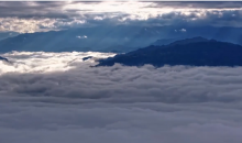 云南梁河云海演绎流动画卷 宛若仙境  