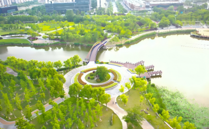 城市湿地共生 绘就灵动画卷  