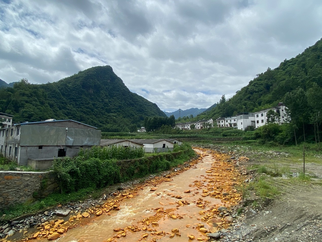 白河县厚子河磺水  澎湃新闻记者 刁凡超 资料图