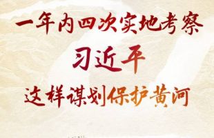 一年内四次实地考察，习近平这样谋划保护黄河