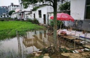 安福县寮塘乡部分街区逢雨就内涝，污水直排污染水体？当地政府回应