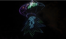 这一幕震撼！全运会无人机表演闪耀香港